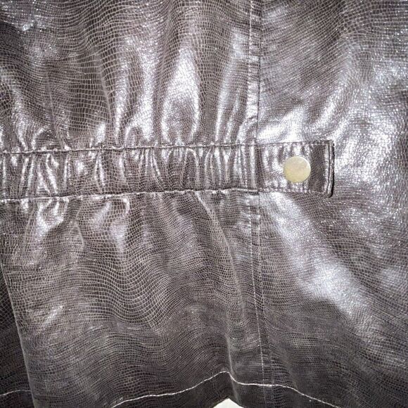 Zenergy Jacket Sz 1 Medium 8‎ Metallic Reptile Print Brown - Picture 12 of 15
